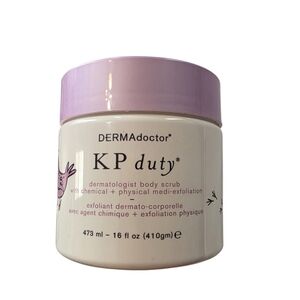 DERMAdoctor KP duty Dermatologist Body Scrub Exfoliation 16 fl oz for Body